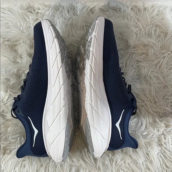 HOKA Men's ARAHI 7 (2E Width) M-1147870 OPC - OUTER SPACE/WHITE Wide Size 11 NEW - Picture 8 of 13